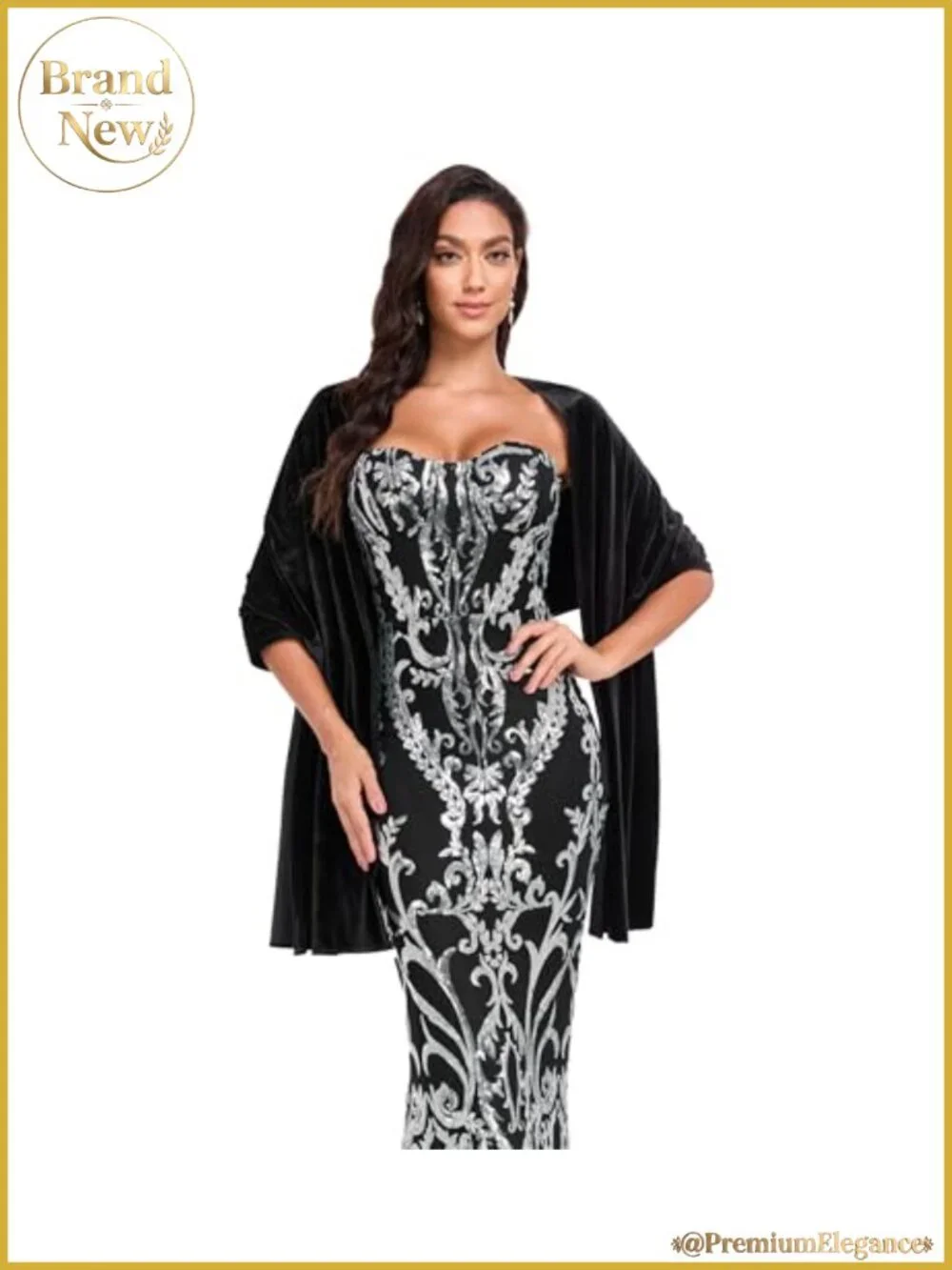Velvet Shawl Wrap for Women Evening Bridesmaid Winter Cover Up